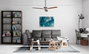 Wallity Cuadro Decorativo de Vidrio Templado Multicolor 70 x 100 cm